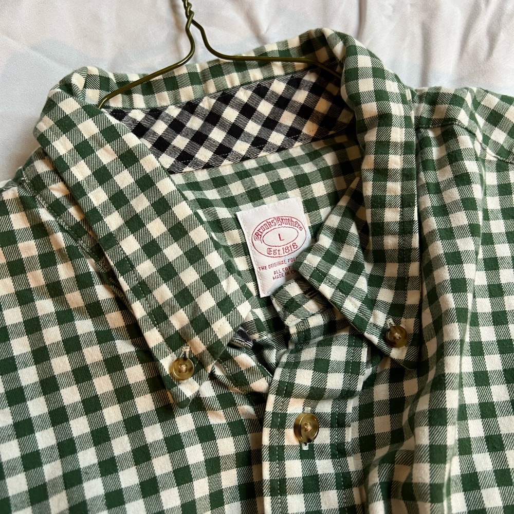 Brooks Brothers Men’s Oxford Shirt Button Down Large